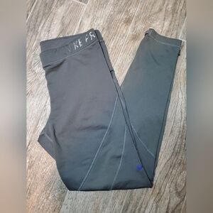 Nike Pro Hyperwarm Gray Leggings Size L